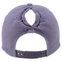 Infinity Her Women's Five-Panel Rope Cap, Violet / Snow Leopard, Back view