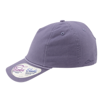 Infinity Her Women's Five-Panel Rope Cap, Violet / Snow Leopard, Left Side view