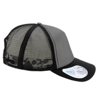 Infinity Her Women's Foam Trucker Cap, Slate / Black / Black / Cow, Right Side view