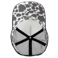 Infinity Her Women's Foam Trucker Cap, Slate / Black / Black / Cow, Visor view