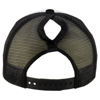 Infinity Her Women's Foam Trucker Cap, White / Black / Camo / Camo, Back view
