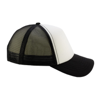 Infinity Her Women's Foam Trucker Cap, White / Black / Camo / Camo, Right Side view