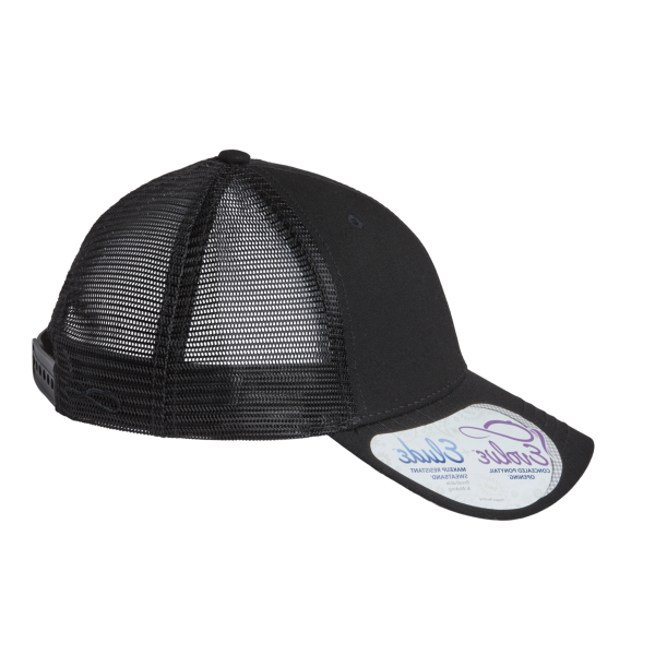 Infinity Her Women's Modern Trucker Cap, Black / Black, Right Side view