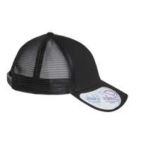 Infinity Her Women's Modern Trucker Cap, Black / Black, Right Side view