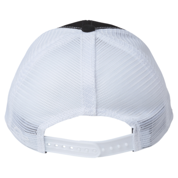 Infinity Her Women's Modern Trucker Cap, Black / White, Back view