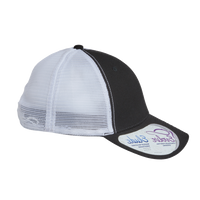 Infinity Her Women's Modern Trucker Cap, Black / White, Right Side view