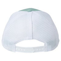 Infinity Her Women's Modern Trucker Cap, Seafoam / White, Back view