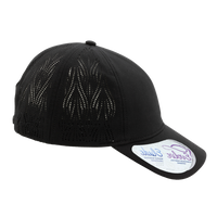 Infinity Her Women's Perforated Performance Cap, Black / Swirl, Right Side view
