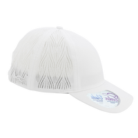 Infinity Her Women's Perforated Performance Cap, White / Floral, Right Side view