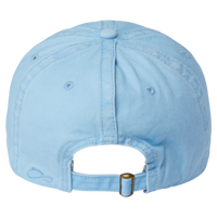 Infinity Her Women's Pigment-Dyed with Fashion Undervisor Cap, Cashmere Blue / Floral, Back view