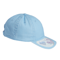 Infinity Her Women's Pigment-Dyed with Fashion Undervisor Cap, Cashmere Blue / Floral, Right Side view