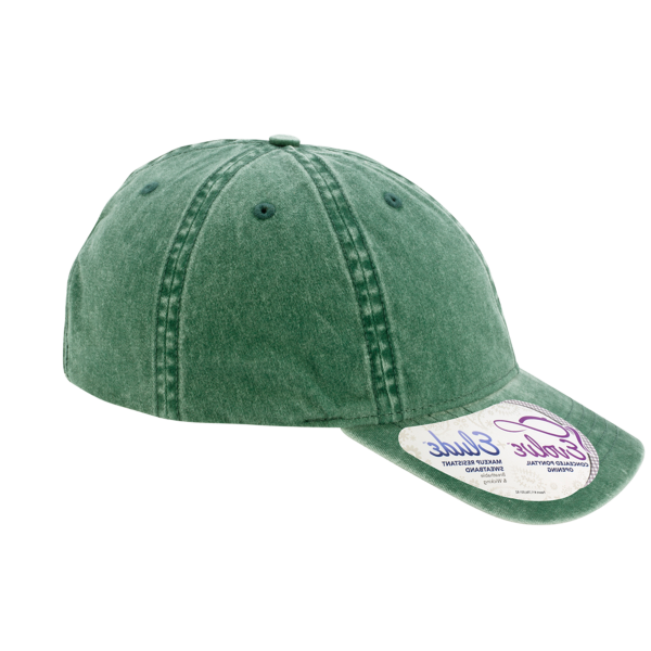 Infinity Her Women's Pigment-Dyed with Fashion Undervisor Cap, Jade / Daisy, Right Side view