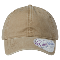 Infinity Her Women's Pigment-Dyed with Fashion Undervisor Cap, Khaki / Camo, Front view