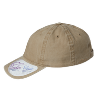 Infinity Her Women's Pigment-Dyed with Fashion Undervisor Cap, Khaki / Camo, Left Side view