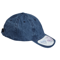 Infinity Her Women's Pigment-Dyed with Fashion Undervisor Cap, Navy / Stripes, Right Side view