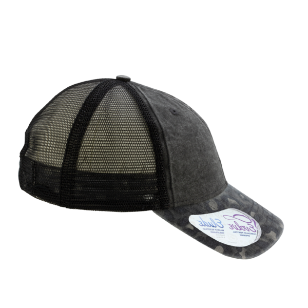 Infinity Her Women's Printed Bill with Mesh Back Cap, Black / Black Leopard / Black, Right Side view