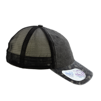 Infinity Her Women's Printed Bill with Mesh Back Cap, Black / Black Leopard / Black, Right Side view