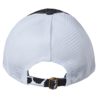 Infinity Her Women's Printed Bill with Mesh Back Cap, Black / Cow / White, Back view