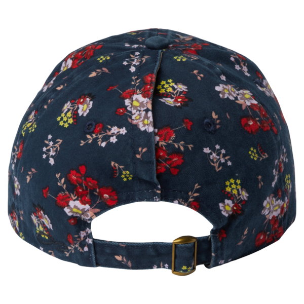 Infinity Her Women's Unstructured Fashion Prints Cap, Dark Navy / Floral, Back view