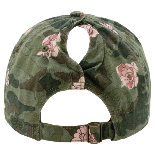 Infinity Her Women's Unstructured Fashion Prints Cap, Floral Camo / Floral Camo, Back view
