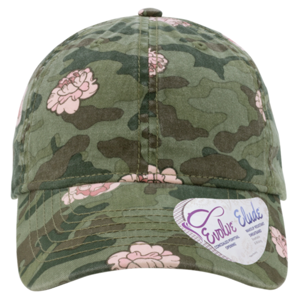Infinity Her Women's Unstructured Fashion Prints Cap, Floral Camo / Floral Camo, Front view
