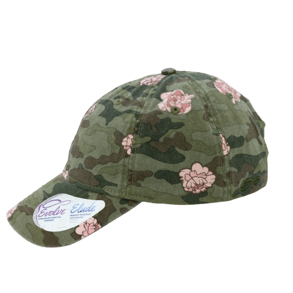 Infinity Her Women's Unstructured Fashion Prints Cap, Floral Camo / Floral Camo, Left Side view