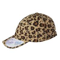 Infinity Her Women's Unstructured Fashion Prints Cap, Leopard / Leopard, Left Side view