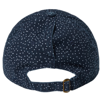 Infinity Her Women's Unstructured Fashion Prints Cap, Navy / White Polka Dots, Back view