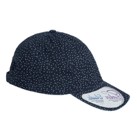 Infinity Her Women's Unstructured Fashion Prints Cap, Navy / White Polka Dots, Right Side view