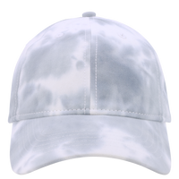 Infinity Her Women's Unstructured Fashion Prints Cap, Tie-Dye Slate Blue / Tie-Dye Slate Blue, Front view