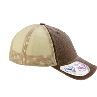 Infinity Her Women's Washed Mesh-Back Cap, Chocolate / Fawn / Khaki, Right Side view