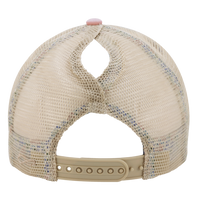 Infinity Her Women's Washed Mesh-Back Cap, Dusty Pink / Floral / Floral, Back view