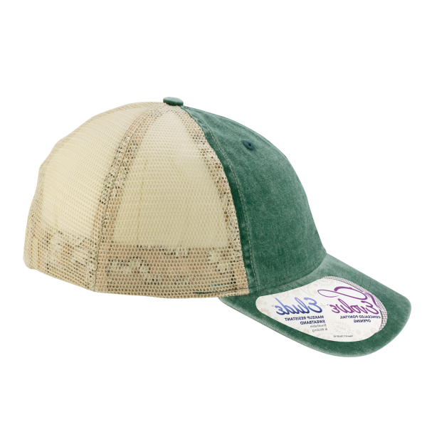 Infinity Her Women's Washed Mesh-Back Cap, Jade / Daisy / Khaki, Right Side view