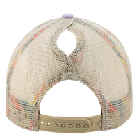 Infinity Her Women's Washed Mesh-Back Cap, Lavender / Stripes / Stripes, Back view