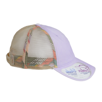 Infinity Her Women's Washed Mesh-Back Cap, Lavender / Stripes / Stripes, Right Side view