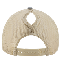 Infinity Her Women's Washed Mesh-Back Cap, Light Grey / Polka Dots / Polka Dots, Back view