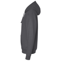 J. America Men's Premium Hooded Sweatshirt, Charcoal Heather, Left Sleeve view