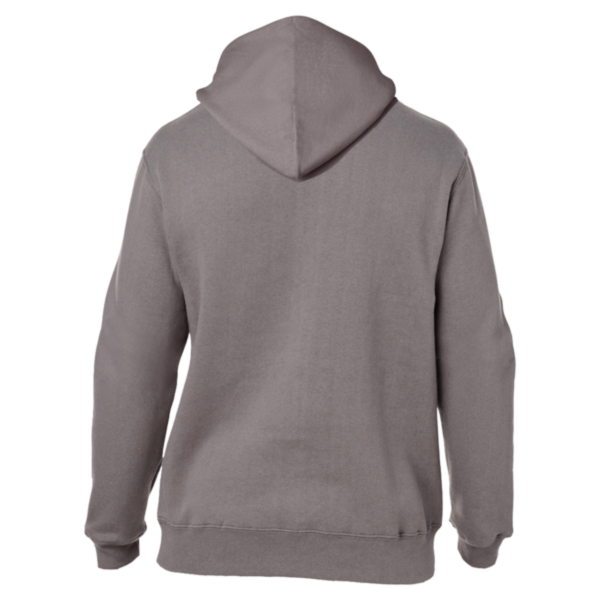 J. America Men's Premium Hooded Sweatshirt, Fossil, Back view