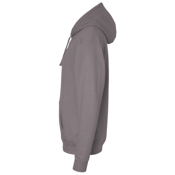 J. America Men's Premium Hooded Sweatshirt, Fossil, Left Sleeve view