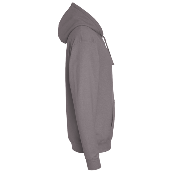 J. America Men's Premium Hooded Sweatshirt, Fossil, Right Sleeve view