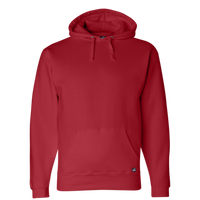 J. America Men's Premium Hooded Sweatshirt, Red, Front view