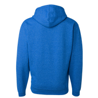 J. America Men's Premium Hooded Sweatshirt, Royal, Back view
