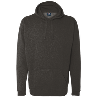 J. America Men's Tailgate Hooded Sweatshirt, Black Stars & Stripes, Front view