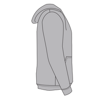 J. America Men's Tailgate Hooded Sweatshirt, Oxford, Right Sleeve (Long) view