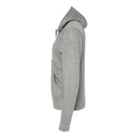 J. America Men's Triblend Full-Zip Hooded Sweatshirt, Grey Triblend, Left Sleeve view