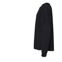 J. America Unisex Game Day Jersey Long Sleeve T-Shirt, Black / Black, Left Sleeve view