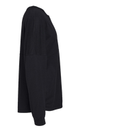 J. America Unisex Game Day Jersey Long Sleeve T-Shirt, Black / Black, Right Sleeve view
