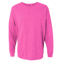 J. America Unisex Game Day Jersey Long Sleeve T-Shirt, Pink / Pink, Front view