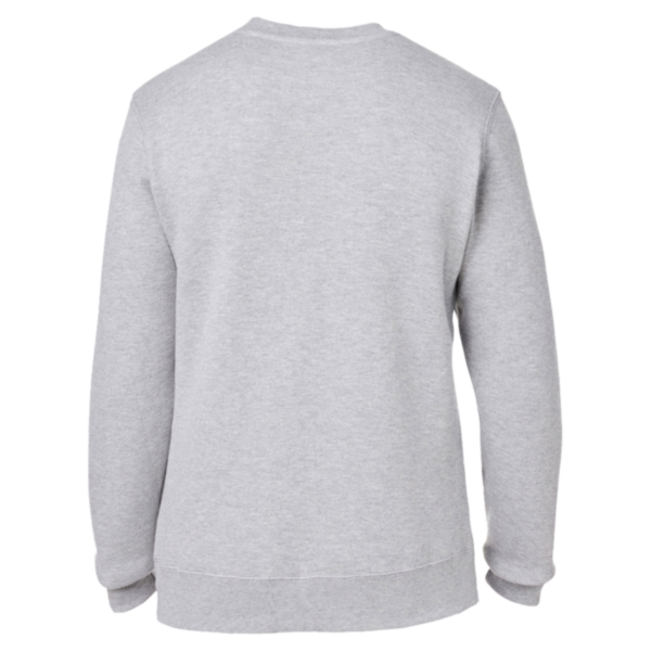J. America Unisex Premium Fleece Crewneck Sweatshirt, Oxford, Front view
