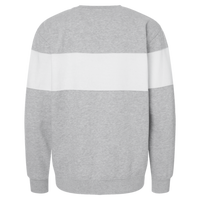 J. America Unisex Varsity Fleece Crewneck Sweatshirt, Oxford, Back view